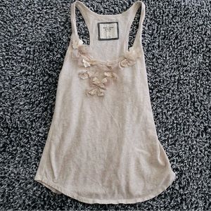 Abercrombie & Fitch floral bow tank small